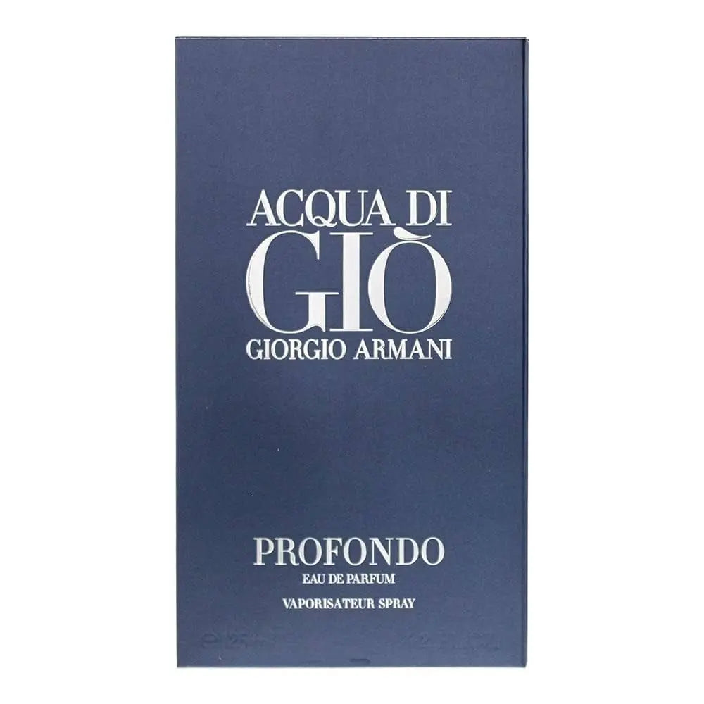 Elegant design of Acqua Di Gio Profondo bottle