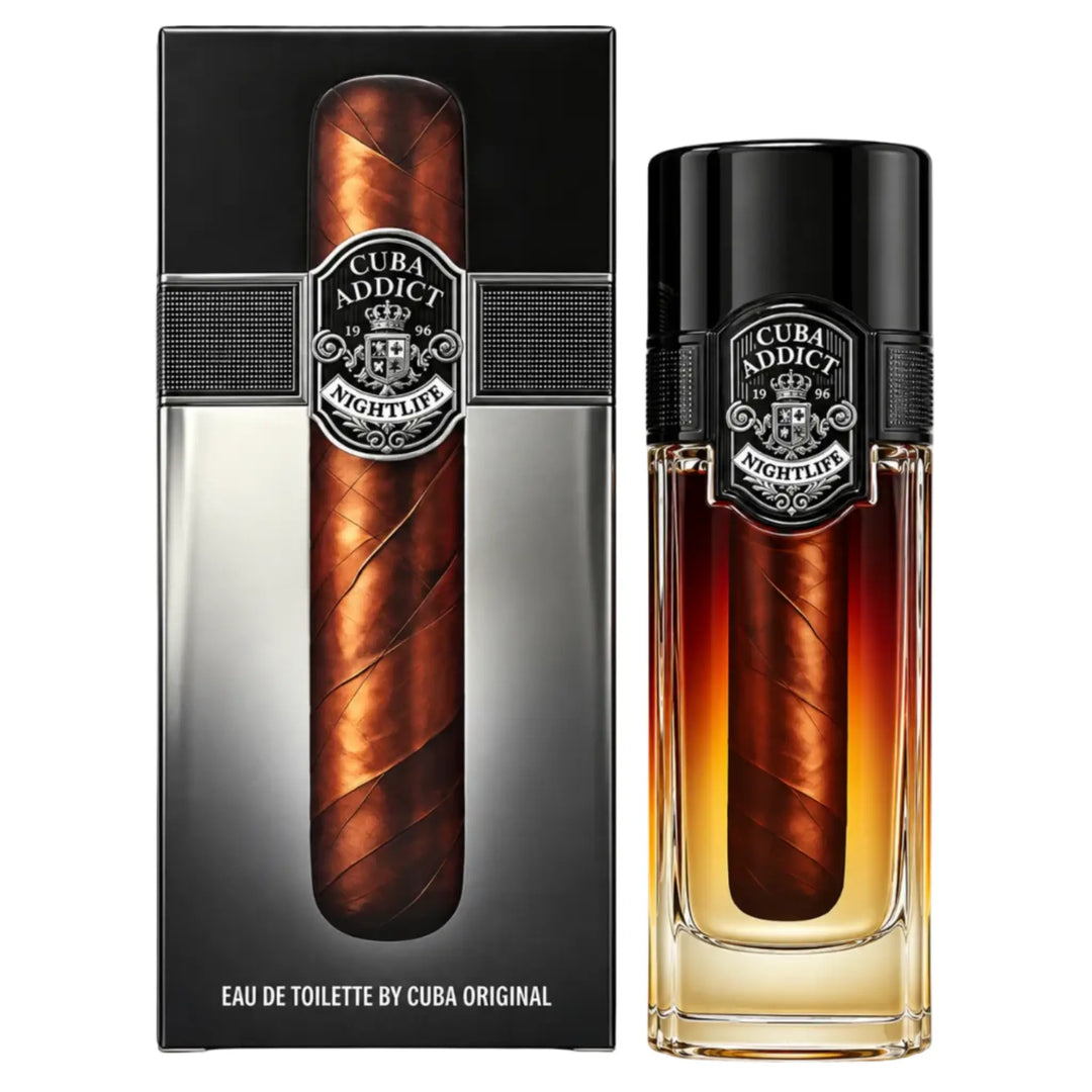 Addict Night Life by Cuba 3.4oz Men EDT Spray