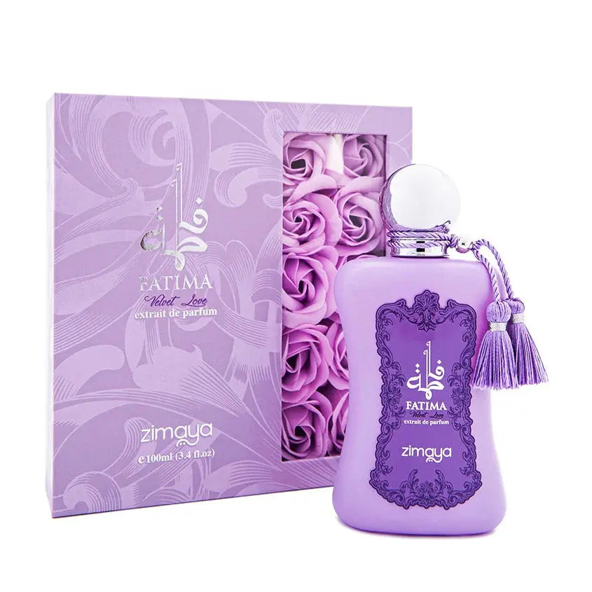 Afnan Zimaya Fatima Velvet Love For Women 3.4 oz Extrait De Parfum Spray - perfumesandrea