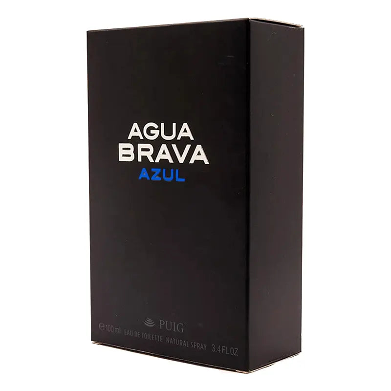 Antonio Puig Agua Brava Azul fragrance packaging for men