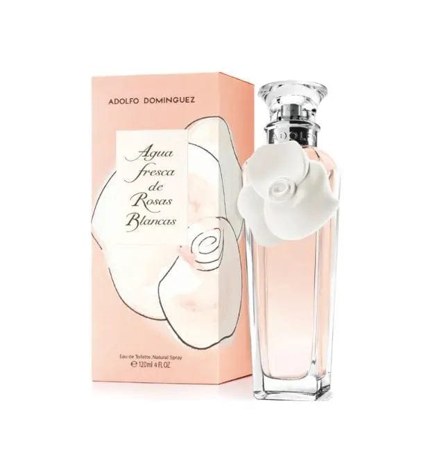 Agua Fresca De Rosas Blancas By Adolfo Dominguez For Women 4.0 oz EDT Spray - perfumesandrea