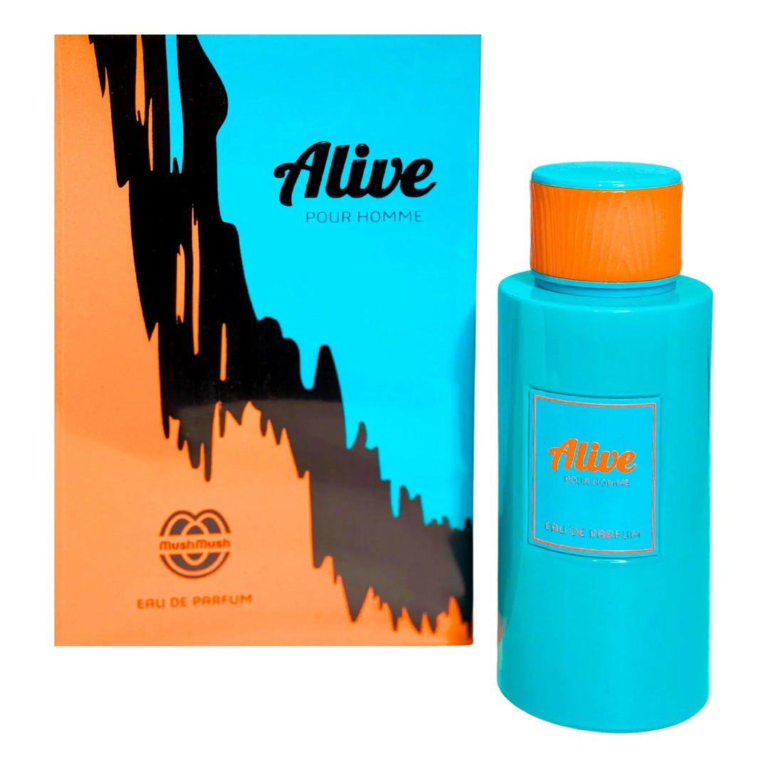 Alive Pour Homme By Mush Mush 3.4oz For Men EDP Spray