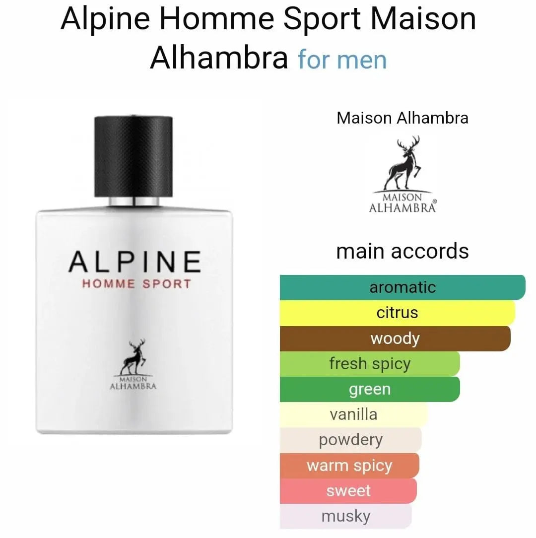 Alpine Homme Sport Alhambra Men 3.4oz EDP Spray