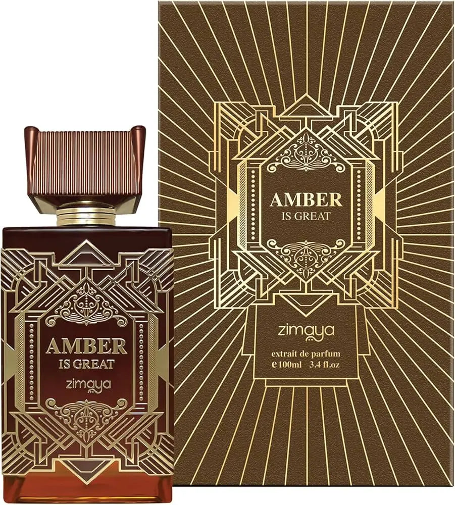 Amber Is Great by Afnan original box 3.4oz Eau de Parfum