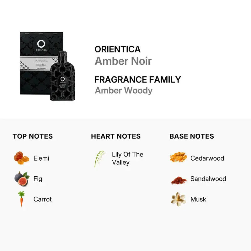 Amber Noir by Orientica warm amber woody unisex scent