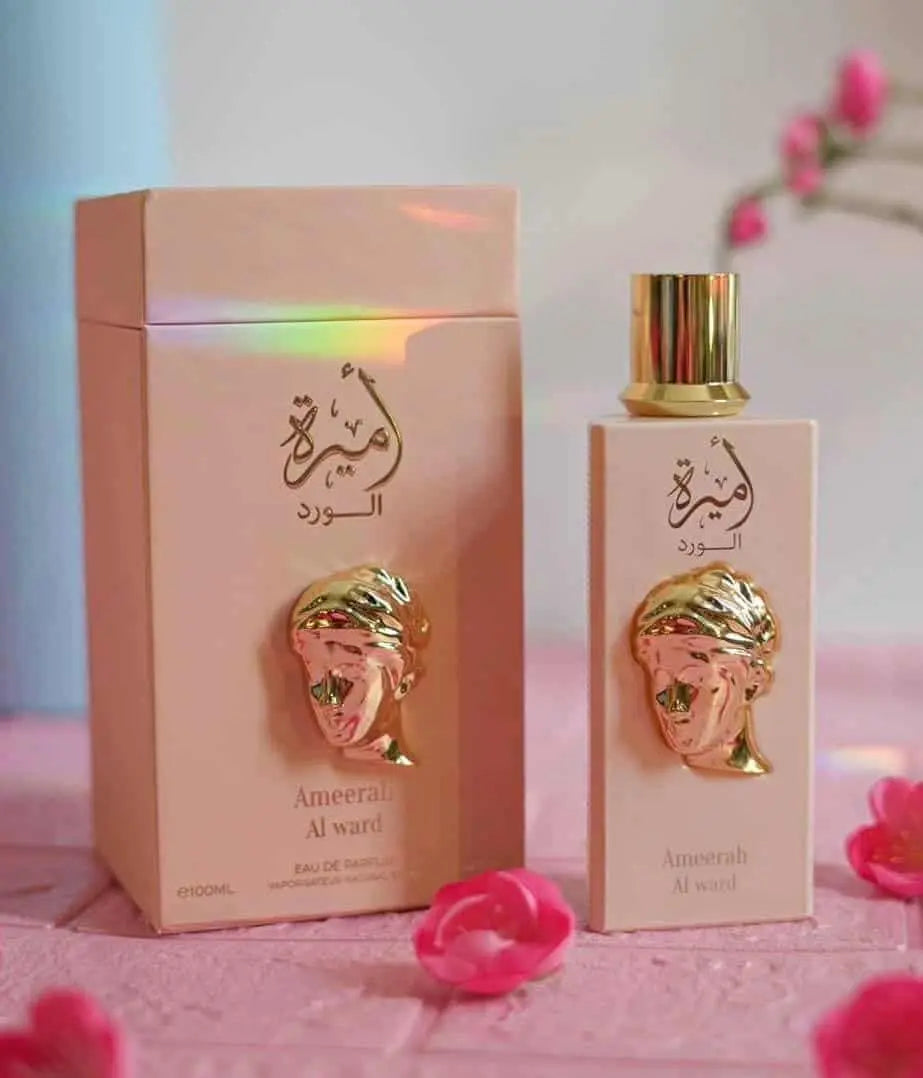 Ameerah Al Ward by Aura EDP bottle detail
