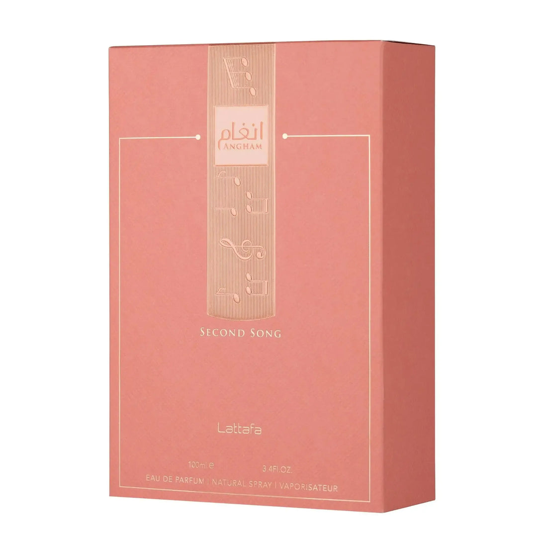Angham Second Song by Lattafa original box 3.4oz Eau de Parfum for women
