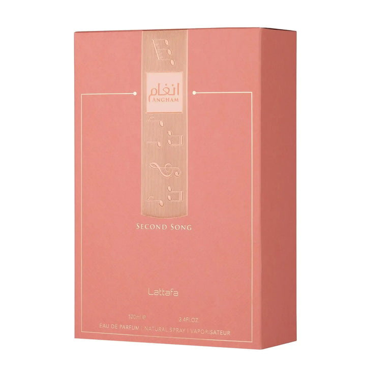 Angham Second Song by Lattafa original box 3.4oz Eau de Parfum for women
