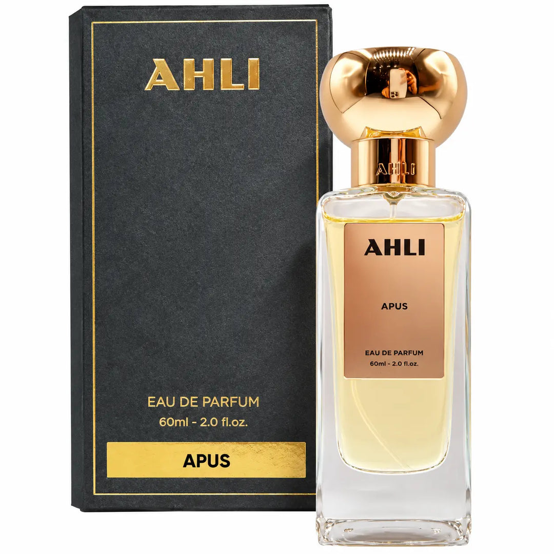 Apus by Ahli Unisex 2.0oz EDP perfume bottle and original packaging