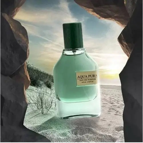 Aqua Pura by Fragrance World clean aquatic unisex fragrance for everyday wear