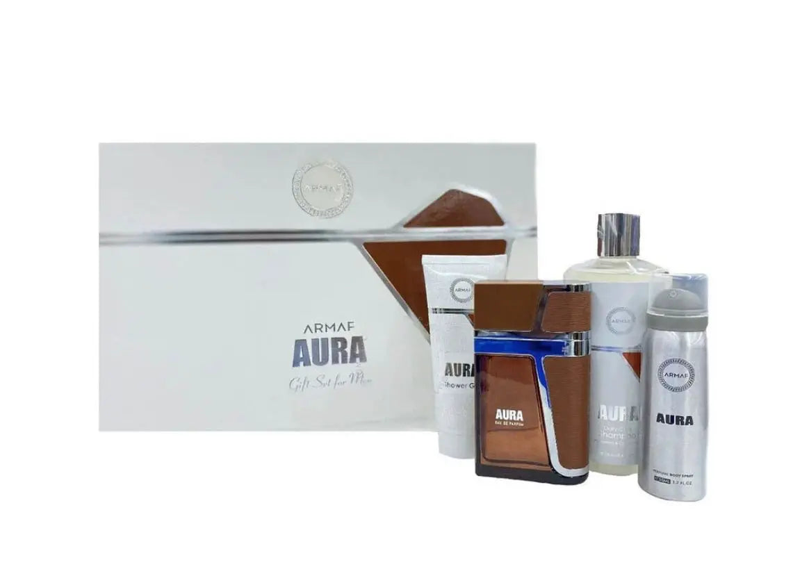 Armaf Aura 4pc Gift Set For Men - perfumesandrea