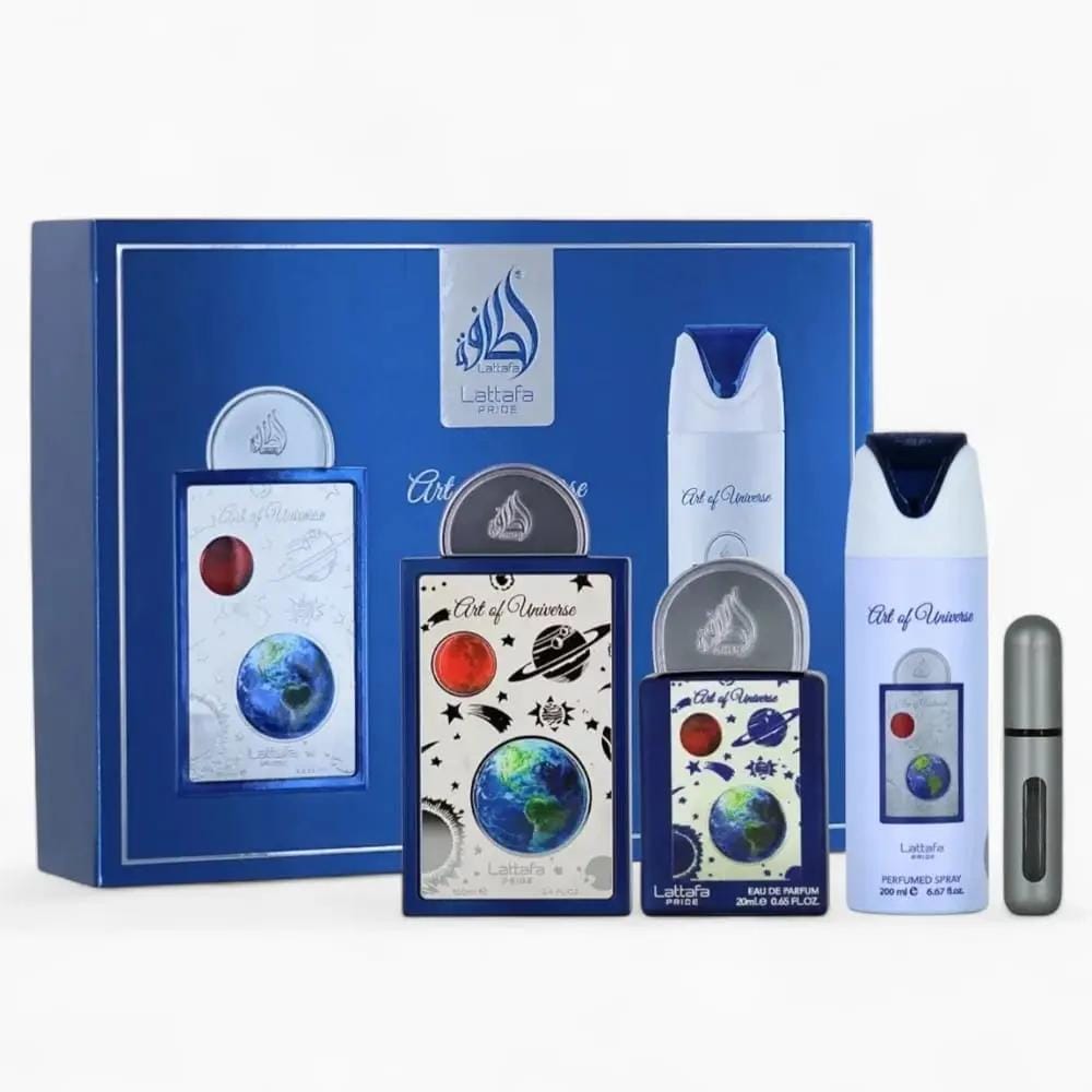 Art Of Universe by Lattafa Unisex 3Pcs Gift Set EDP.