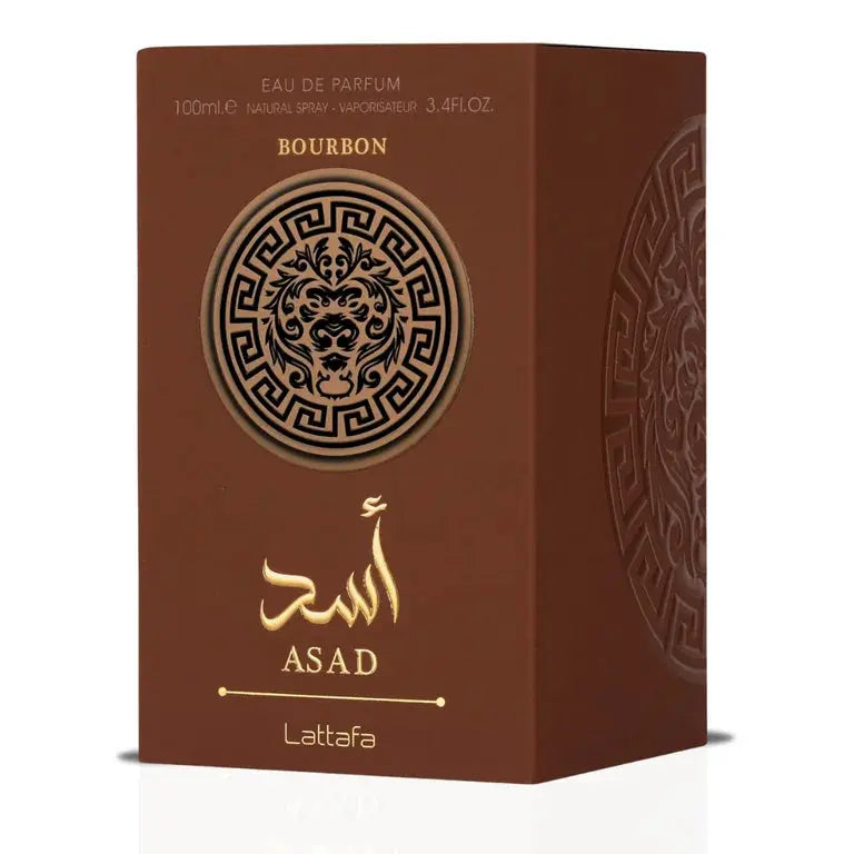 Asad Bourbon By Lattafa For Men 3.4oz EDP Spray Lattafa