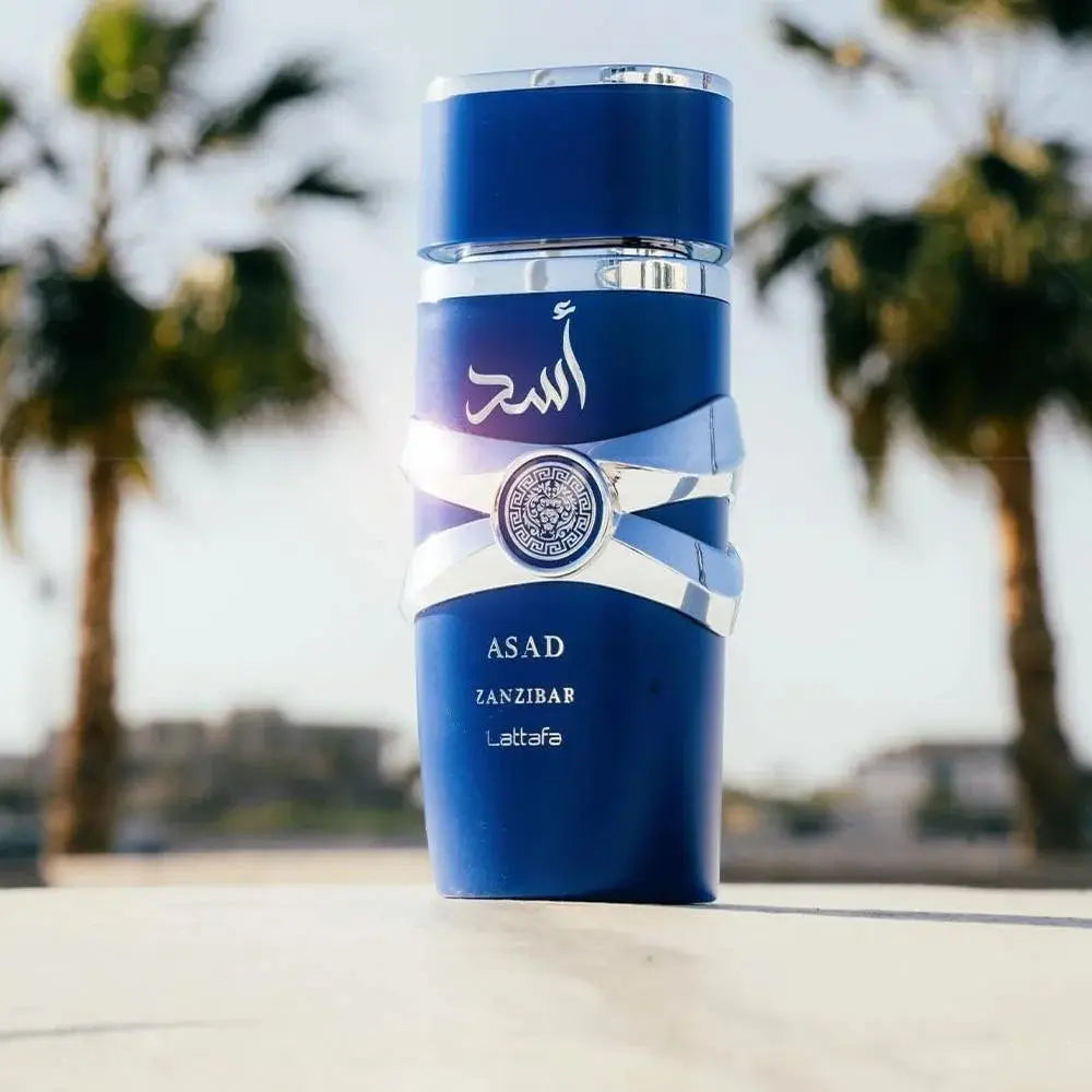 Asad Zanzibar By Lattafa For Men 3.4 oz EDP Spray Lattafa
