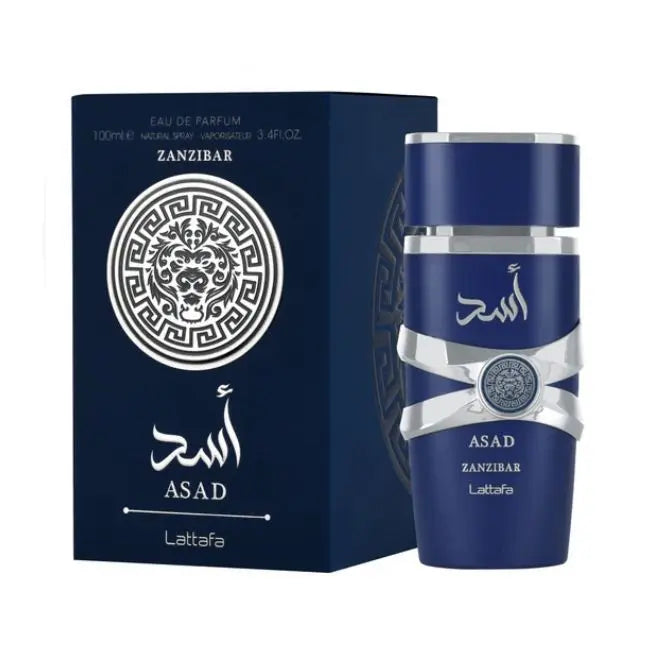 Asad Zanzibar By Lattafa For Men 3.4 oz EDP Spray - perfumesandrea