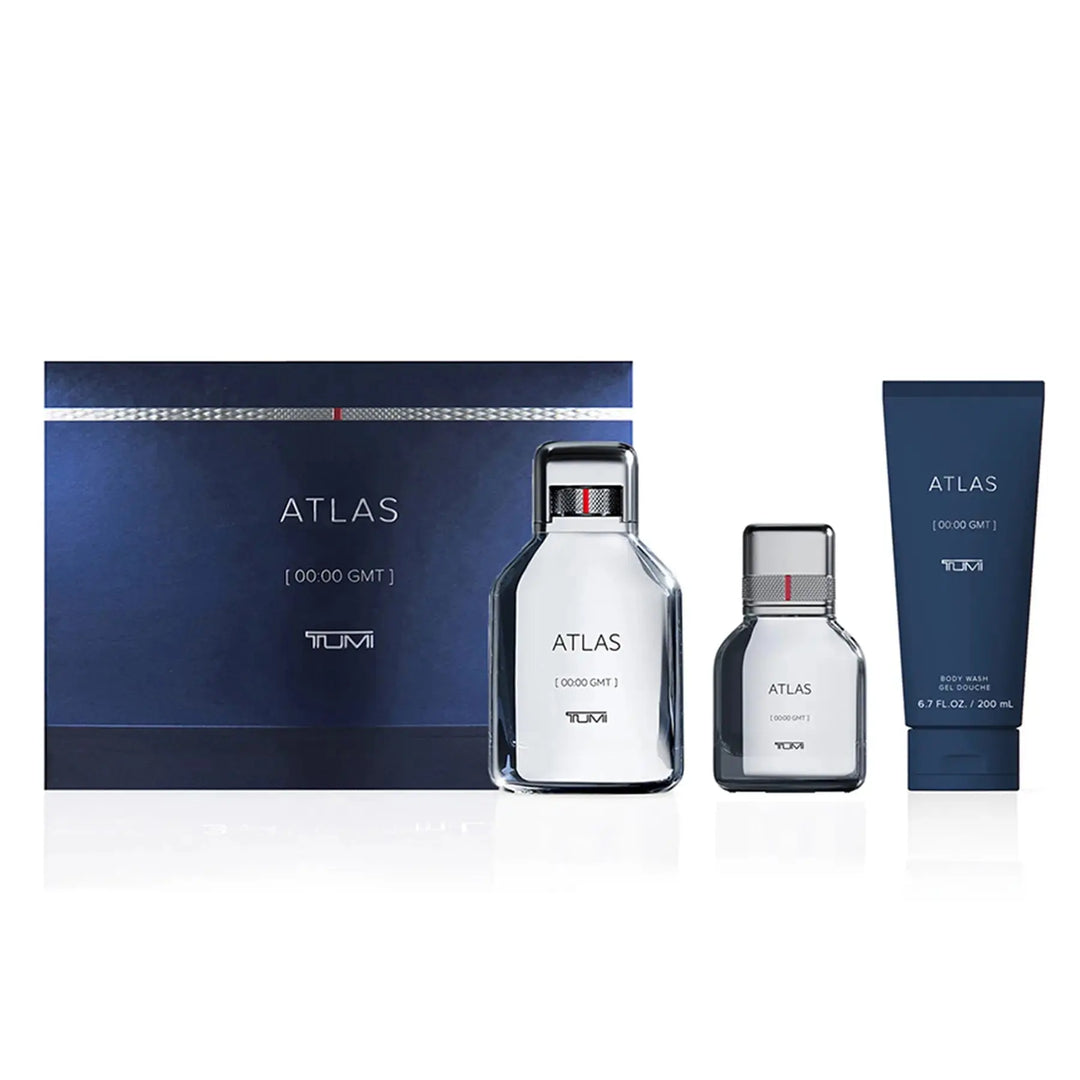 Atlas [08:00 GMT] By Tumi - For Men 3Pcs Gift Set EDP