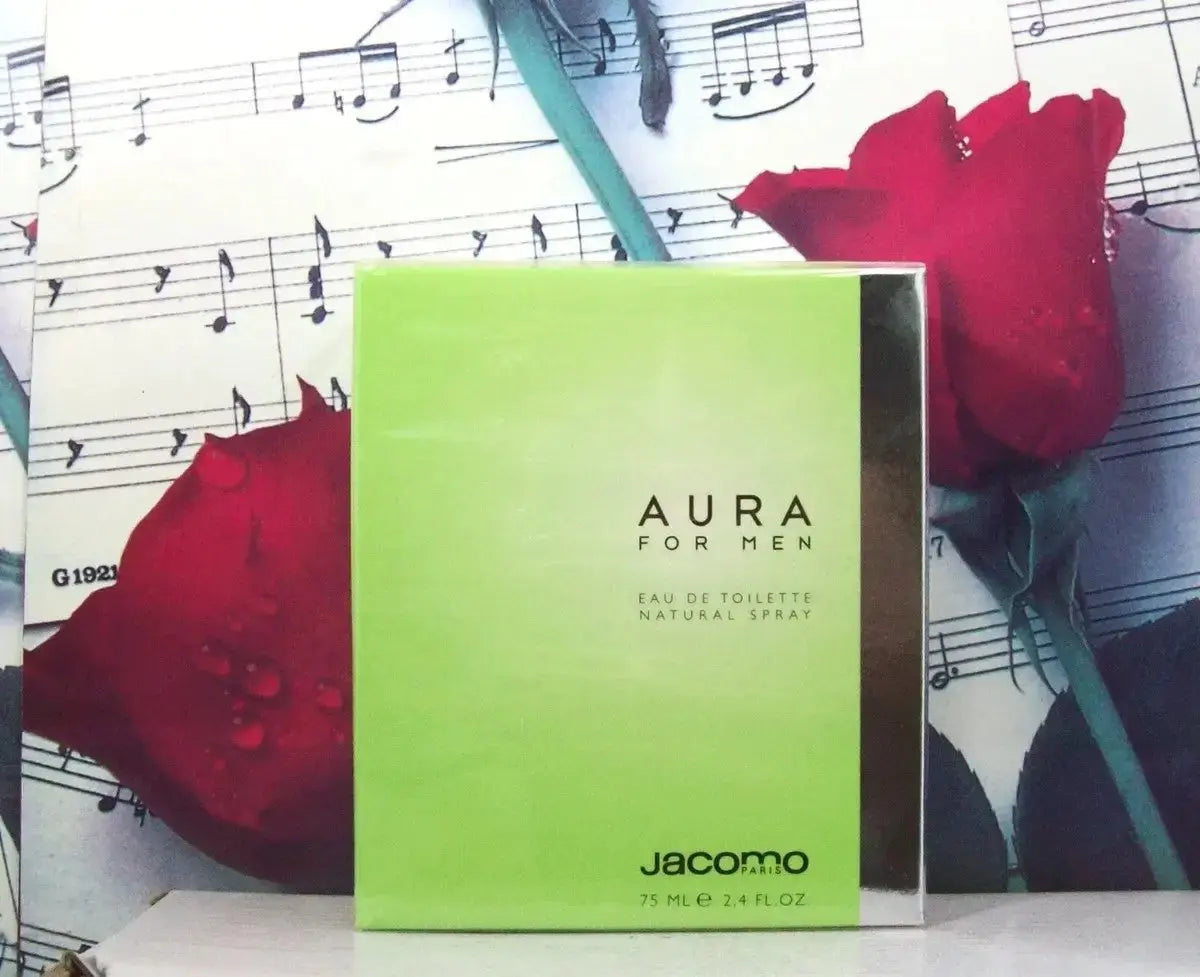 Aura by Jacomo elegant masculine fragrance for men
