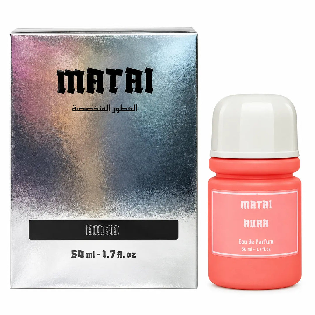 Aura by Matai Unisex 1.7oz EDP bottle and original packaging