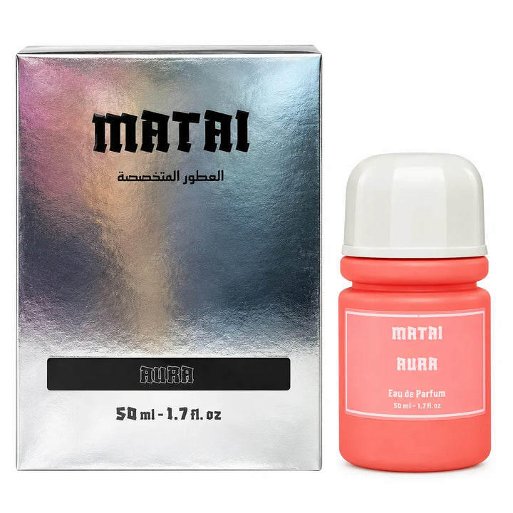 Aura by Matai Unisex 1.7oz EDP bottle and original packaging