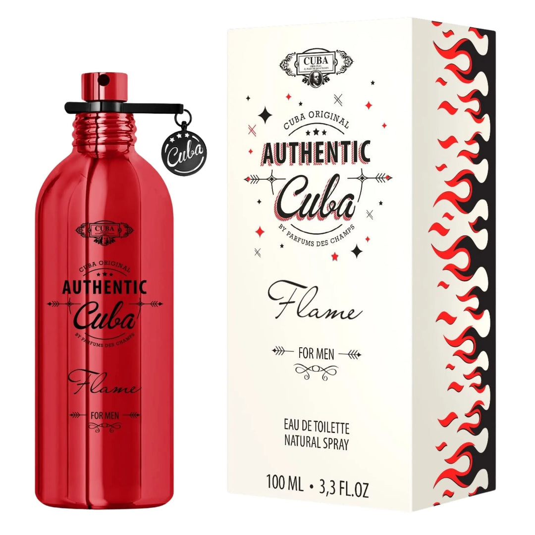 Authentic Flame By Cuba For Men 3.3oz EDT Spray