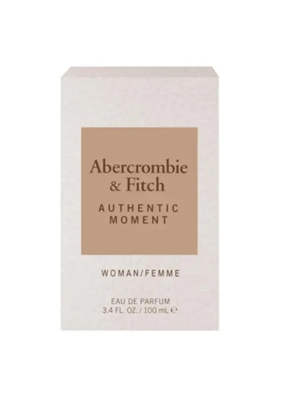 Authentic Moment by Abercrombie &amp; Fitch original box 3.4oz Eau de Parfum for women
