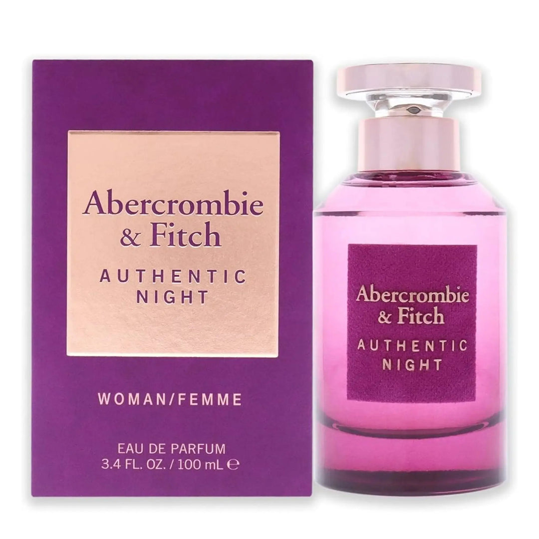 Authentic Night By Abercrombie &amp; Fitch For Women 3.4oz EDP Spray