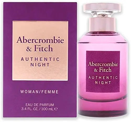 Authentic Night By Abercrombie and Fitch For Women 3.4oz EDT Spray - perfumesandrea