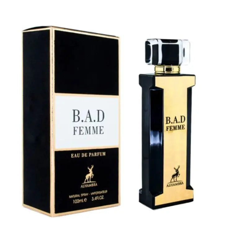 B.A.D Femme By Maison Alhambra 3.4 oz Eau De Parfum Spray - perfumesandrea