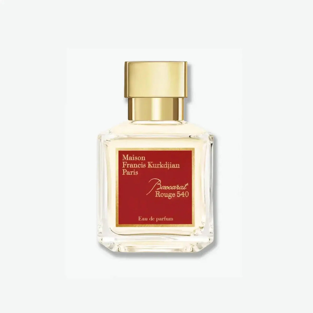 Baccarat Rouge 540 EDP bottle close-up detail
