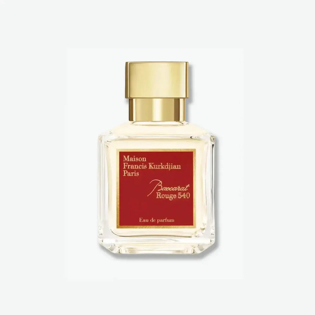 Baccarat Rouge 540 EDP bottle close-up detail
