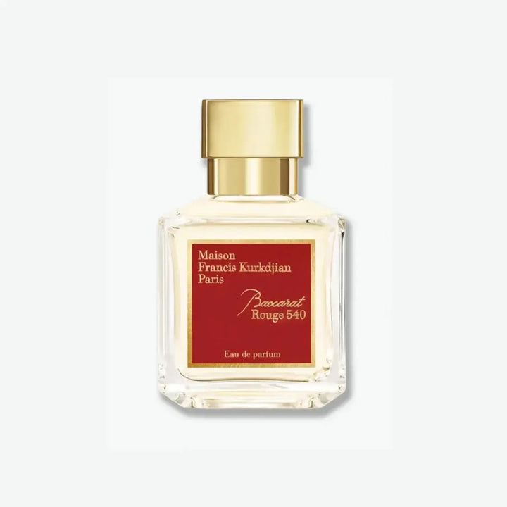 Baccarat Rouge 540 EDP bottle close-up detail
