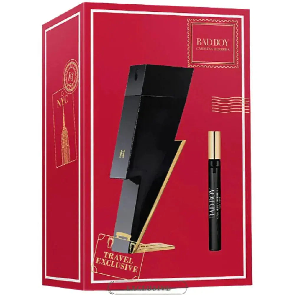 Bad Boy by Carolina Herrera - For Men 2Pcs Gift Set EDT 