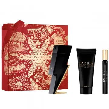 Bad Boy By Carolina Herrera For Men EDT Spray (3pc Gift Set) Carolina Herrera