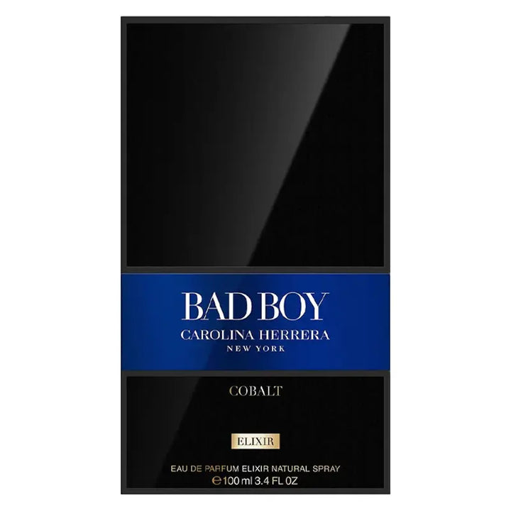 Bad Boy Cobalt Elixir by Carolina Herrera original box 3.4oz EDP for men