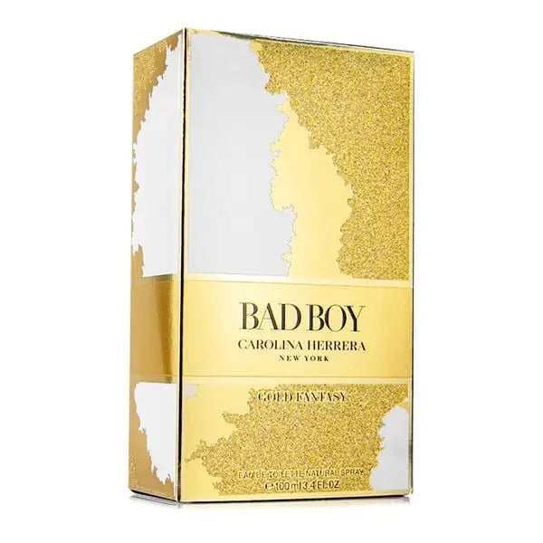 Bad Boy Gold Fantasy By Carolina Herrera - For Men 3.4oz EDT Spray
