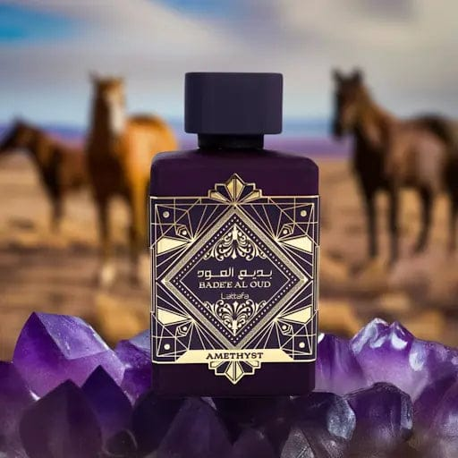 Badee Al Oud Amethyst by Lattafa - Unisex 3Pcs Set EDP
