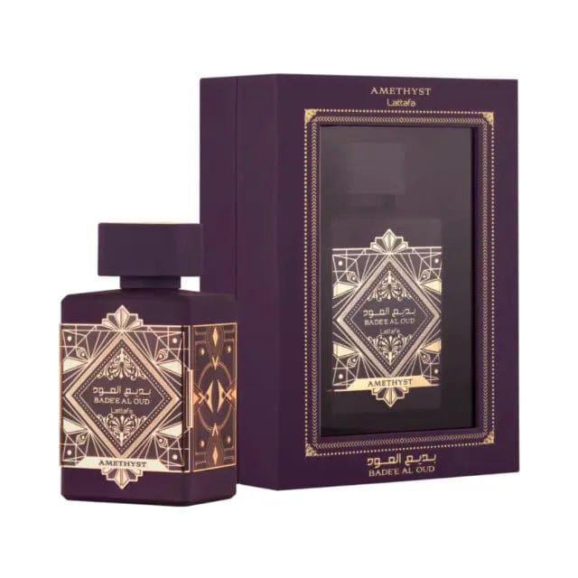Badee Oud Amethyst By Lattafa Unisex 3.4oz EDP Spray - perfumesandrea