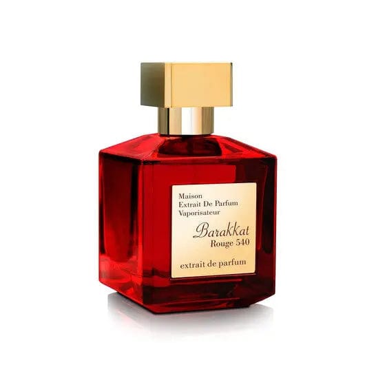 Barakkat Rouge 540 EDP bottle close-up detail