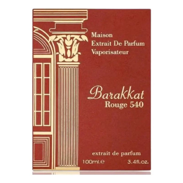 Barakkat Rouge 540 Fragrance World original box 3.4oz Eau de Parfum