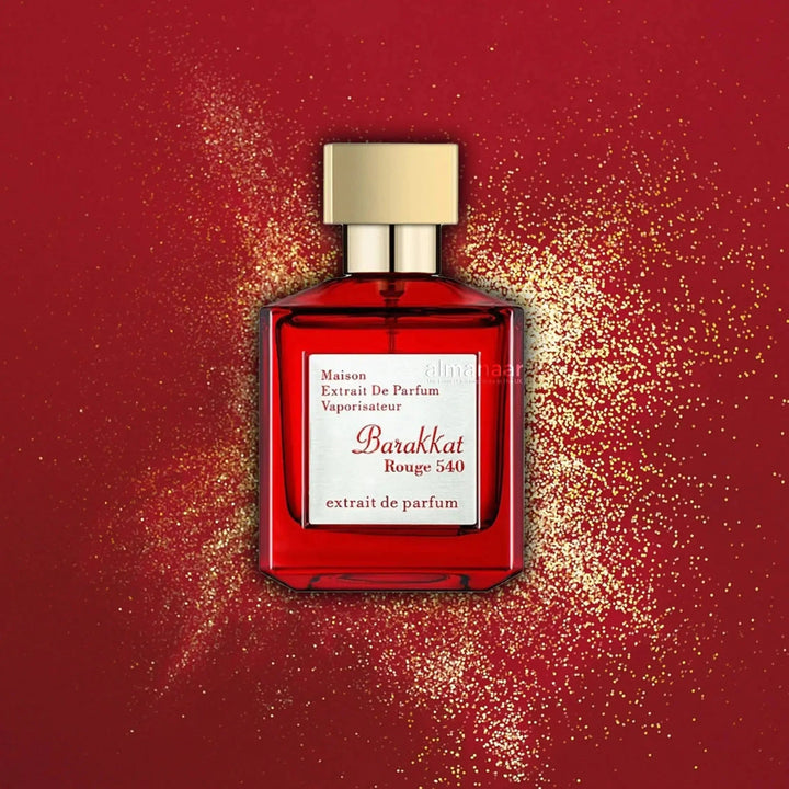 Barakkat Rouge 540 by Fragrance World sweet woody luxury scent