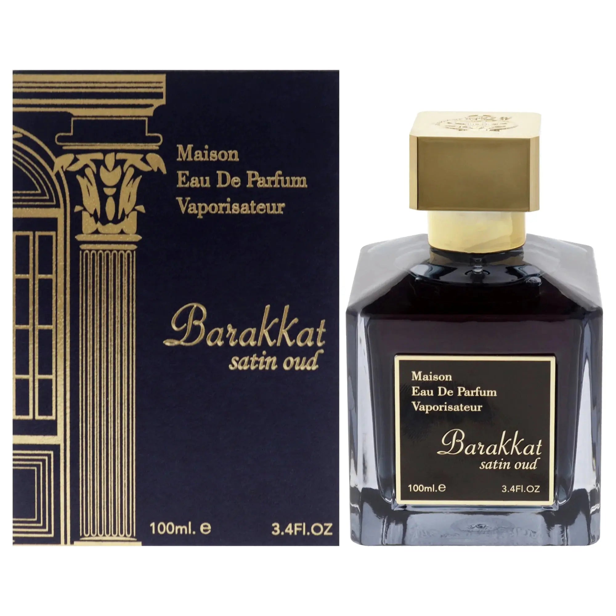 Barakkat Satin Oud By Fragrance World For Unisex 3.4oz EDP Spray Fragrance World