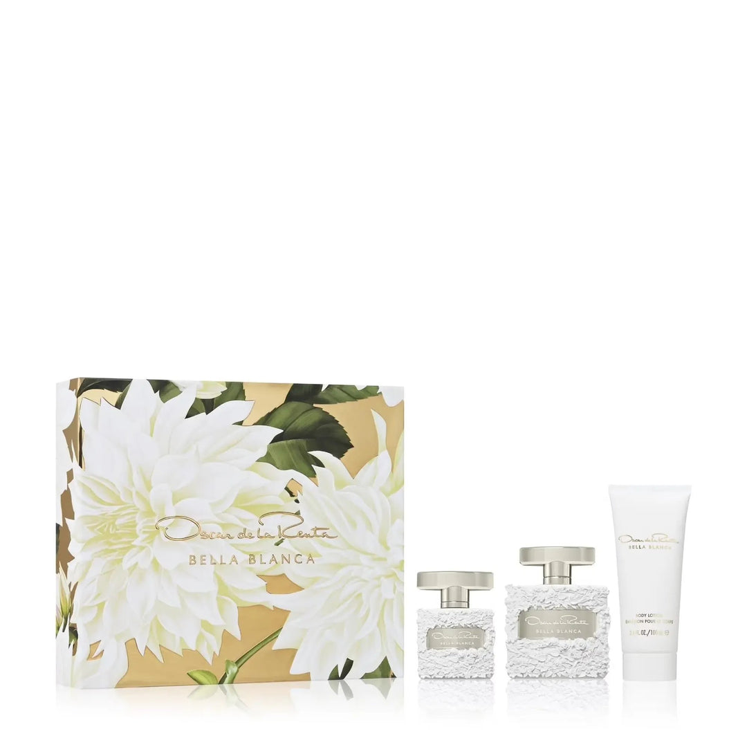 Bella Blanca 3-Piece Set By Oscar De La Renta 3.4oz For Women EDP Spray