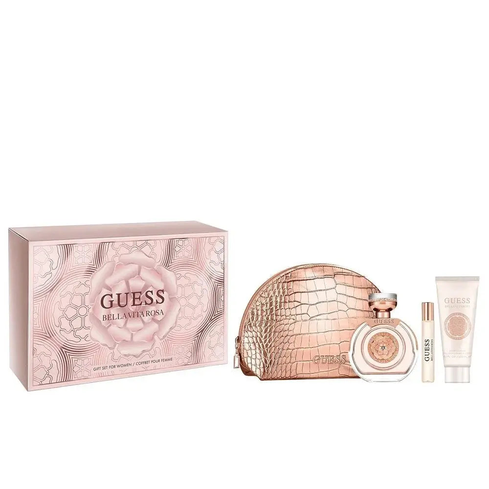 Bella Vita Rosa Guess women 4pc set 3.4oz EDT perfume
