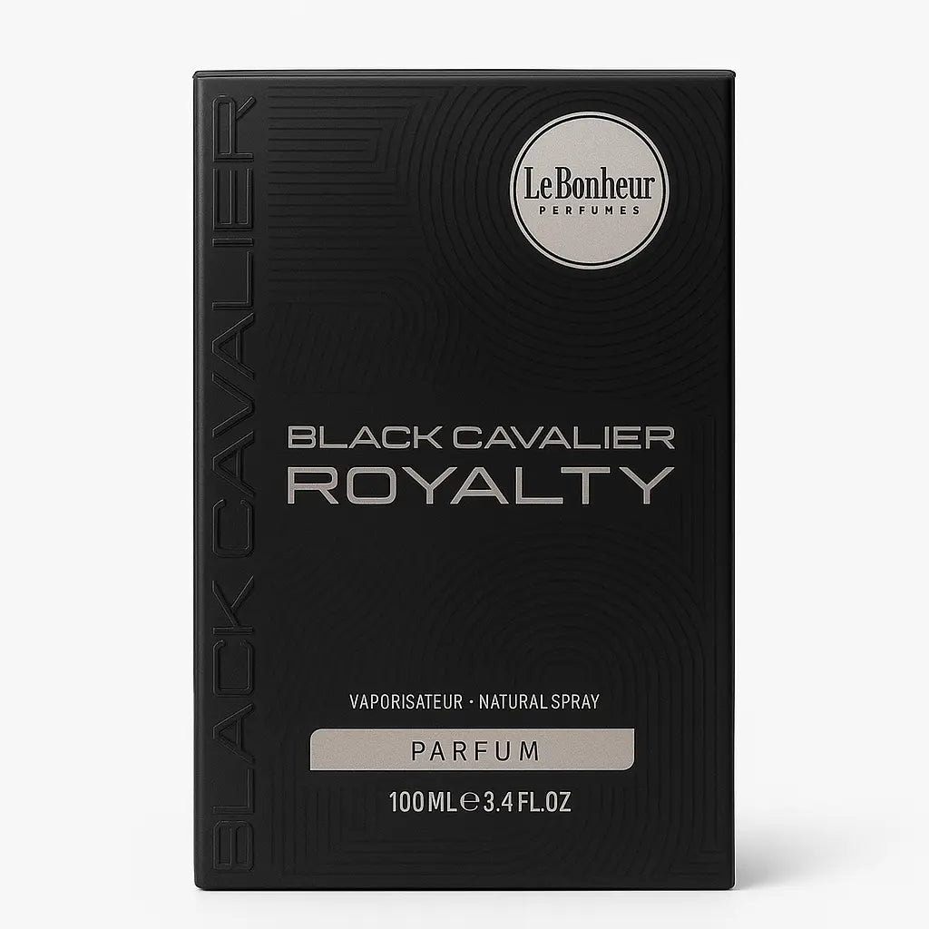 Black Cavalier Royalty By Le Bonheur For Men 3.4oz Parfum Spray Le Bonheur