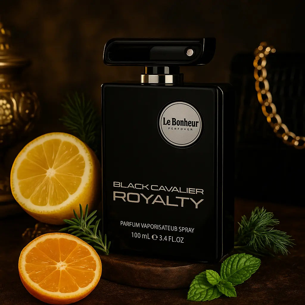 Black Cavalier Royalty By Le Bonheur For Men 3.4oz Parfum Spray Le Bonheur