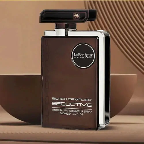 Black Cavalier Seductive By Le Bonheur For Men 3.4oz Parfum Spray Le Bonheur