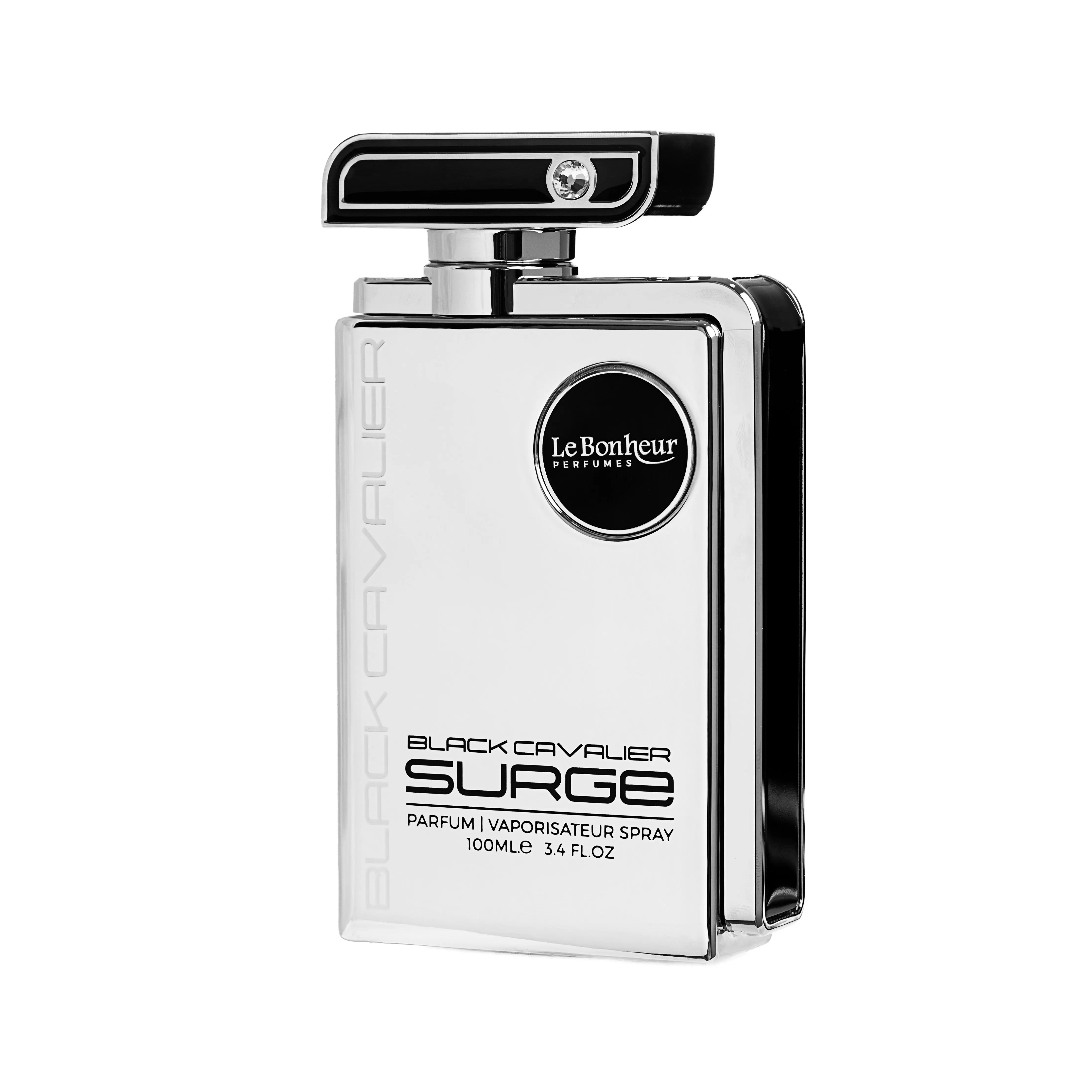 Black Cavalier Surge By Le Bonheur FOr Men 3.4oz Parfum Spray Le Bonheur