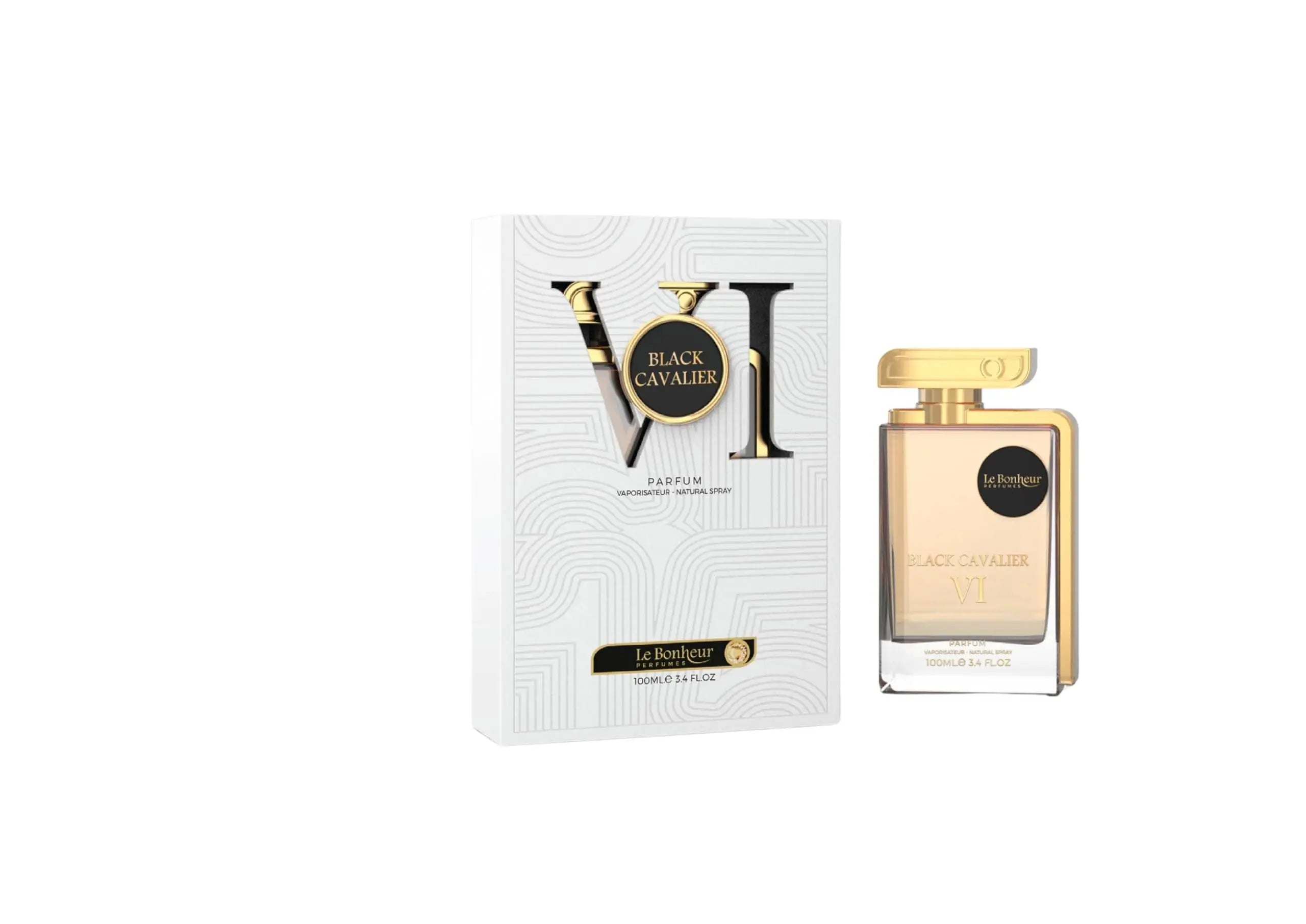 Black Cavalier VI By Le Bonheur For Men 3.4oz EDP Spray Le Bonheur