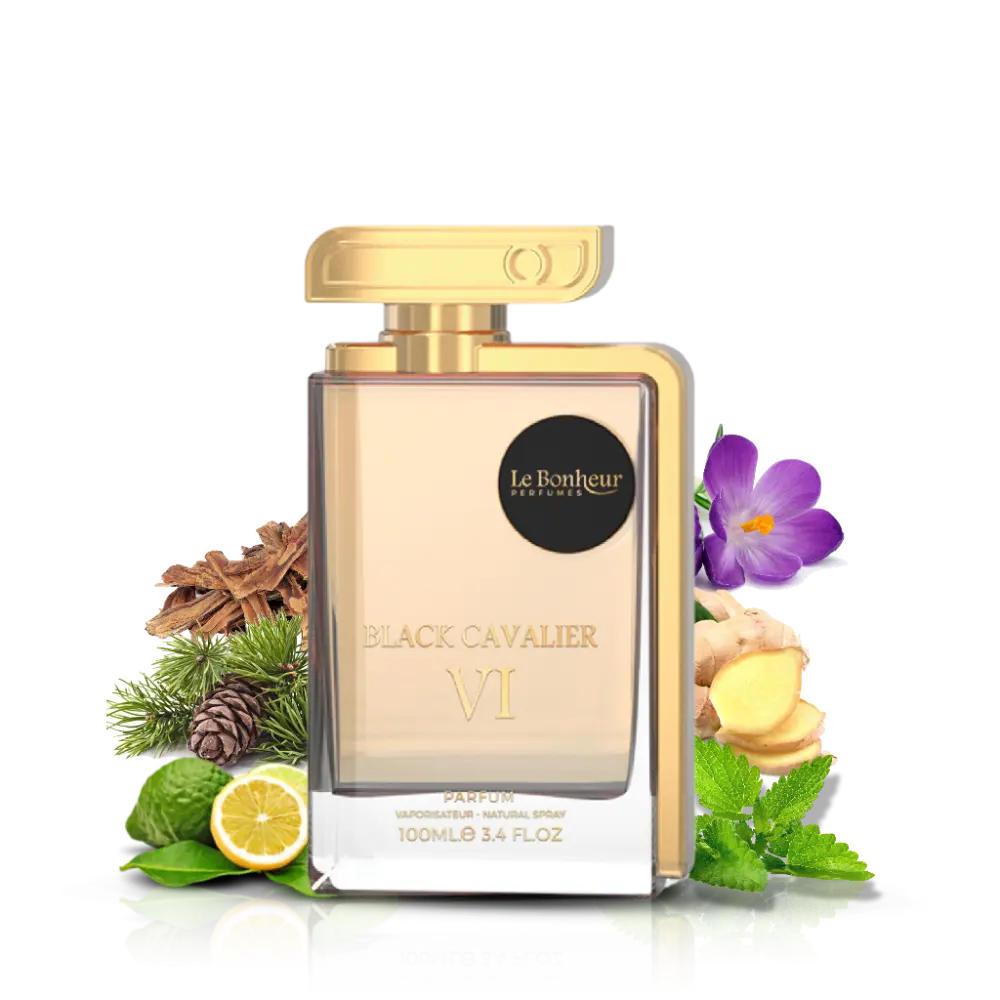 Black Cavalier VI By Le Bonheur For Men 3.4oz EDP Spray Le Bonheur