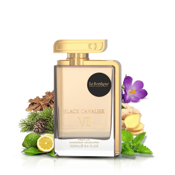 Black Cavalier VI By Le Bonheur For Men 3.4oz EDP Spray Le Bonheur